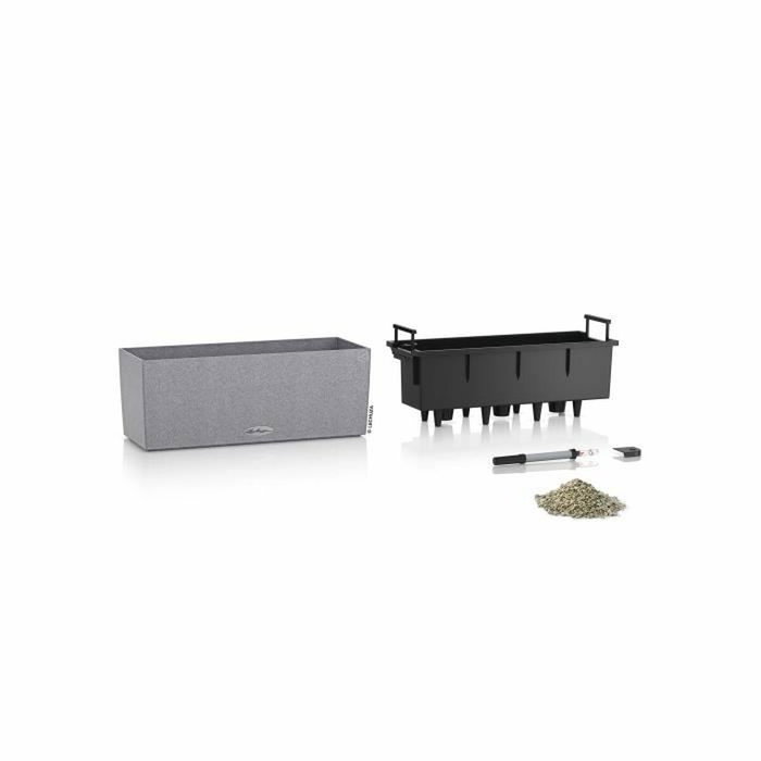 Lechuza Jardinière BALCONERA Stone 50 ALL-IN-ONE Gris