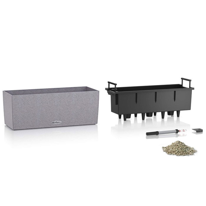 Lechuza Jardinière BALCONERA Stone 50 ALL-IN-ONE Gris