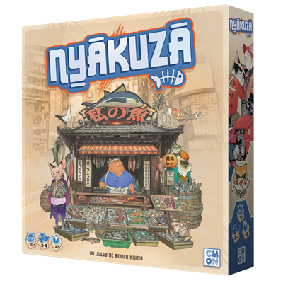Asmodee Nyakuza Jeu de société Stratégie 2-4 joueurs 40 min Reiner Knizia Réf NYA001ES Asmodee Nyakuza Jeu de société Stratégie 2-4 joueurs 40 min Reiner Knizia Réf NYA001ES