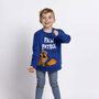 Cerdá Sweat-shirt Paw Patrol en coton brossé pour enfant - 5 ans - Bleu