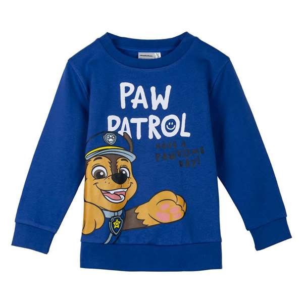 Cerdá Sweat-shirt Paw Patrol en coton brossé pour enfant - 5 ans - Bleu