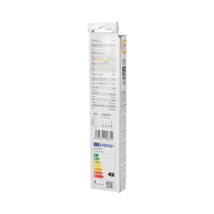 GSC Evolution Ampoule LED PL 8W 2G11 4200K