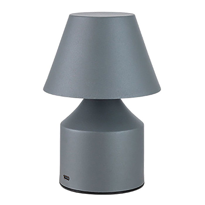 Fbright Lampe LED tactile rechargeable 3CCT 2W 200lm USB-C Gris Ø110x163mm