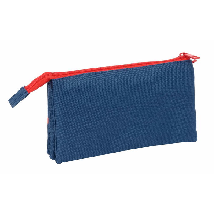 Trousse Fourre-Tout Triple The Avengers Blue marine 22 x 12 x 3 cm Trousse Fourre-Tout Triple The Avengers Blue marine 22 x 12 x 3 cm