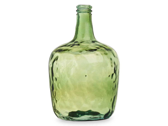 Giftdecor Bouteille Décorative en Verre Vert 8L 22x37,5x22cm (Set de 2)