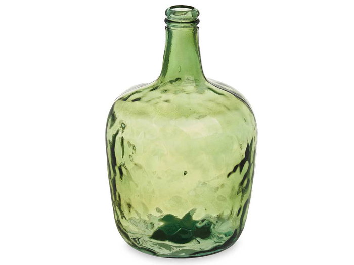 Giftdecor Bouteille Décorative en Verre Vert 8L 22x37,5x22cm (Set de 2)
