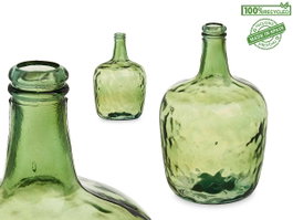 GIFTDECOR Bouteille décorative en verre lisse 8L Verte
