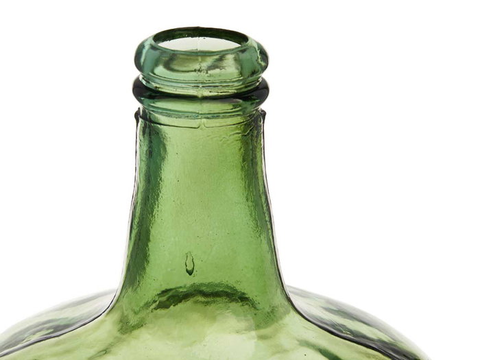 Giftdecor Bouteille Décorative en Verre Vert 8L 22x37,5x22cm (Set de 2)