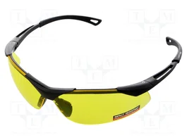 LAHTI PRO Lunettes de protection avec lentille jaune
