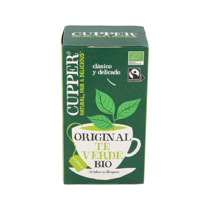CUPPER Thé Vert Bio Infusion 20 Sachets CUPPER Thé Vert Bio Infusion 20 Sachets