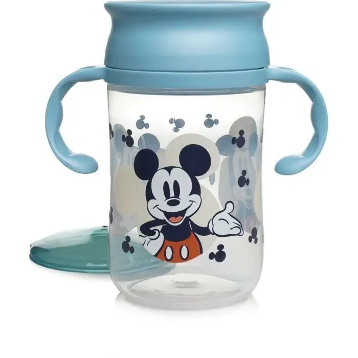 Thermobaby Tasse d'apprentissage Minnie Disney 360° avec disque antifuite - Idéale pour enfant - Apprentissage de la boisson