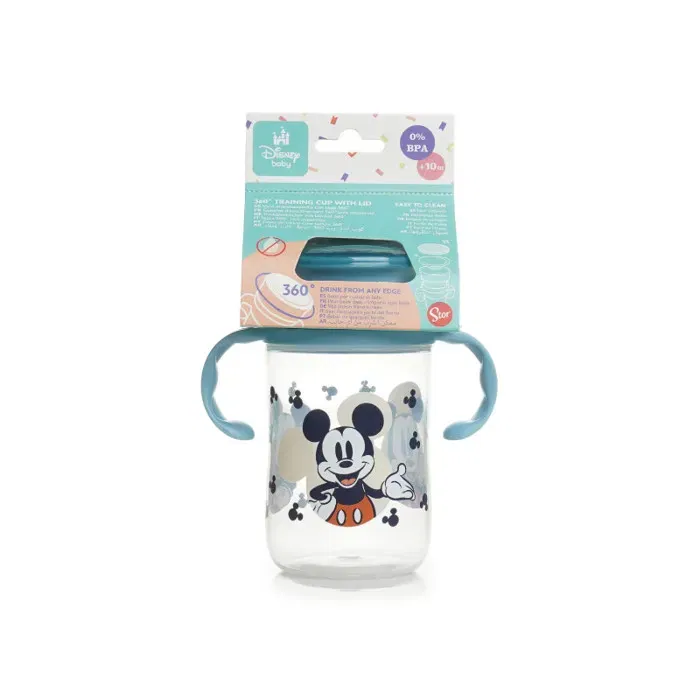 Thermobaby Tasse d'apprentissage Minnie Disney 360° avec disque antifuite - Idéale pour enfant - Apprentissage de la boisson