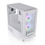 Thermaltake Ceres 350 MX Boîtier PC Gaming Mid Tower, Blanc, Panneau en verre trempé, 2x Ventilateurs ARGB 140mm, USB 3.2 Type C, ATX, E-ATX, Micro ATX, Mini-ITX