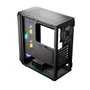 Boîtier ATX semi-tour Logic PORTOS ARGB Blanc Noir
