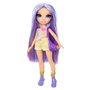 MGA Rainbow High Ma Poupée Violet My Fashion Style - Ensemble avec Top, Shorts, Sac à Main et Talons Hauts, Coiffure Brushable - Licence Rainbow High
