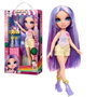 MGA Rainbow High Ma Poupée Violet My Fashion Style - Ensemble avec Top, Shorts, Sac à Main et Talons Hauts, Coiffure Brushable - Licence Rainbow High