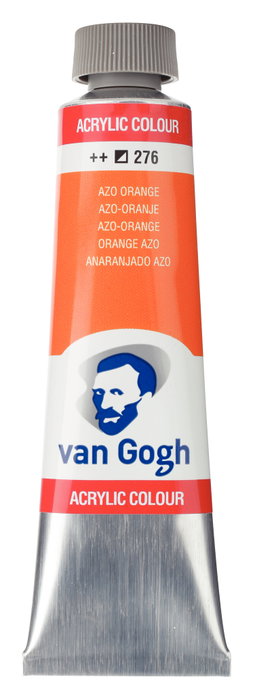 Van Gogh Peinture Acrylique Tube 40 ml Anaranjado Azo 276 Van Gogh Peinture Acrylique Tube 40 ml Anaranjado Azo 276