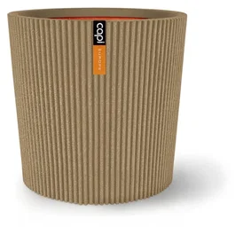 Capi Europe Vase conique Groove NL - 45 x 41 cm - Beige