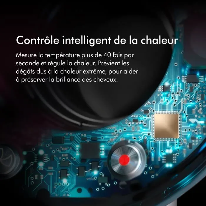 Dyson Sèche-cheveux Supersonic Bleu de Prusse Cuivré pour Cheveux Raides à Ondulés 1600 W