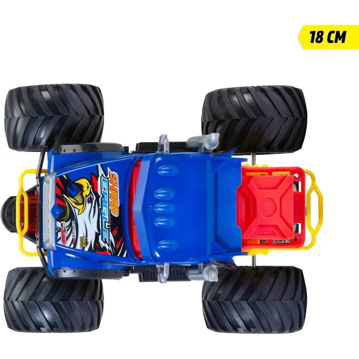 Smoby Sharp Eagle - Véhicule de 18 cm à friction avec fonctions sonores et lumineuses