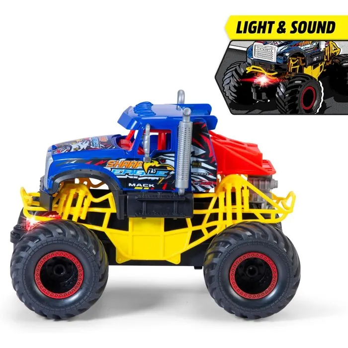 Smoby Sharp Eagle - Véhicule de 18 cm à friction avec fonctions sonores et lumineuses