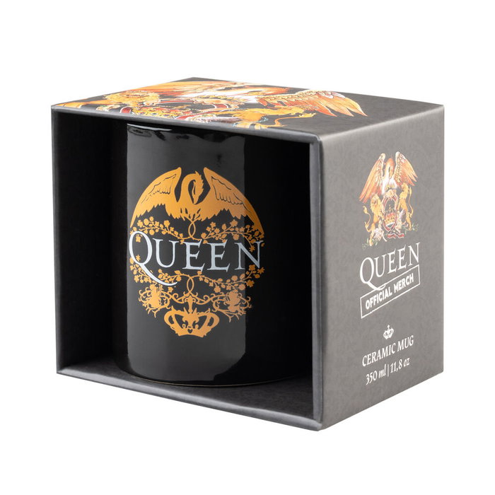 ERIK - Tasse Mug en Céramique Reine, 350 ml - Capacité Grand Format - Lavable au Lave-vaisselle et Micro-ondes