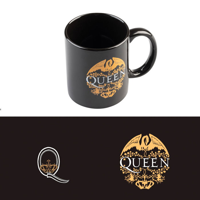 ERIK - Tasse Mug en Céramique Reine, 350 ml - Capacité Grand Format - Lavable au Lave-vaisselle et Micro-ondes