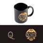ERIK - Tasse Mug en Céramique Reine, 350 ml - Capacité Grand Format - Lavable au Lave-vaisselle et Micro-ondes