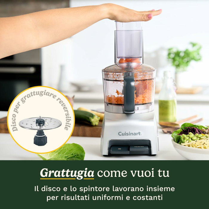Cuisinart FP5E Robot de cuisine compact Gris et Argenté Cuisinart FP5E Robot de cuisine compact Gris et Argenté