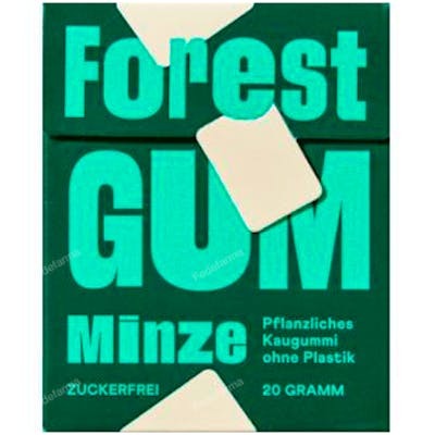 FOREST GUM Chewing-gum saveur menthe 20g Vegan FOREST GUM Chewing-gum saveur menthe 20g Vegan