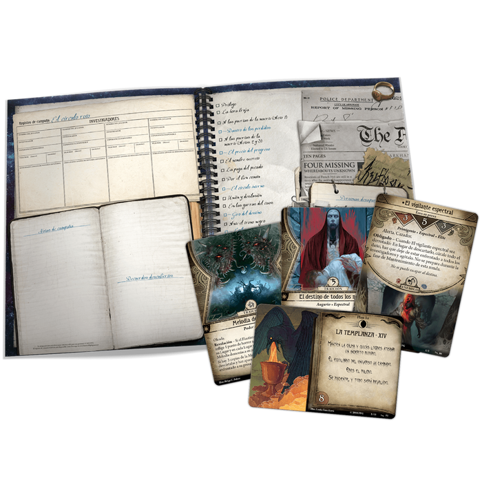 Asmodee AH LCG: El Círculo Roto Expansion Campagne Jeu de Cartes Arkham Horror 1-4 Joueurs 14+ Ans AHC75ES