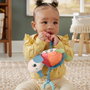 Fisher-Price Peluche Bébé Tortue Rebondissante Sea Me Bounce - Jouet Câline-Traction avec Sons, Langues Multiples, Tissu Recyclé, Inspiré WWF, +3 Mois