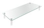 Soporte Elevateur TooQ pour Moniteur, en Verre, Ergonomique, Antidérapant, 80 mm