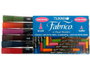 Tsukineko Set de 6 marqueurs textiles Fabrico Markers double pointe