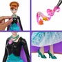 Mattel Poupée Jewel Reveal Anna La Reine des Neiges avec 8 surprises, boîte à bijoux flocon et bague - Ref JJY37