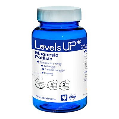 Bioserum Levels Up Magnesio Potasio 60 Comprimés Bioserum Levels Up Magnesio Potasio 60 Comprimés