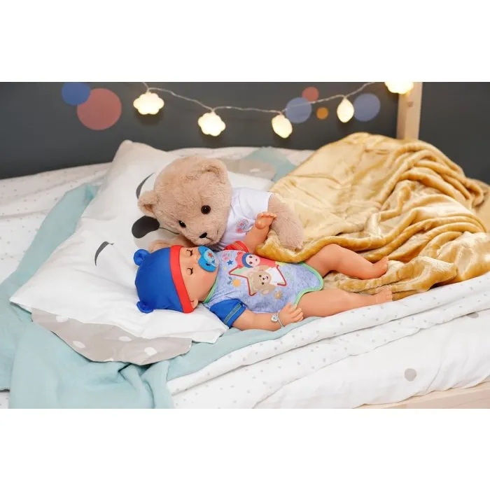 Baby Born Poupée Jonas articulée 43 cm - 10 fonctions avec accessoires - Rose - Fonctionne sans piles - Pour enfants dès 3 ans