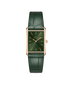 Daniel Wellington DW00100694 avec bracelet cuir vert et boîtier rose