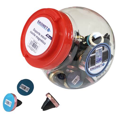 Ekomet Lot de 500 supports magnétiques pour téléphone de voiture Ekomet Lot de 500 supports magnétiques pour téléphone de voiture