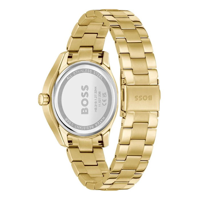 Boss 1502745 - Montre analogique dorée avec cadran vert