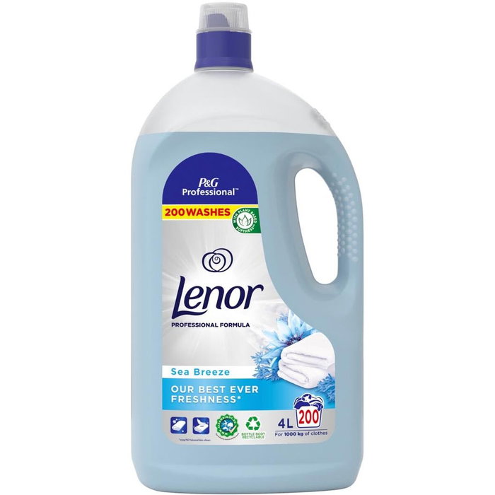 Lenor Professional Sea Breeze assouplissant liquide 200 doses Lenor Professional Sea Breeze assouplissant liquide 200 doses