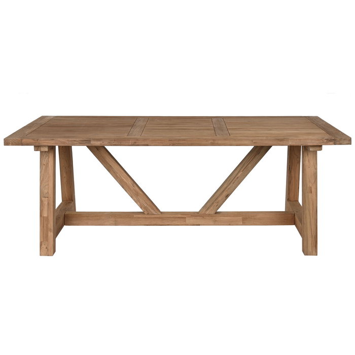 Home ESPRIT Table de Salle à Manger Bois de Teck 200 x 100 x 75 cm Home ESPRIT Table de Salle à Manger Bois de Teck 200 x 100 x 75 cm