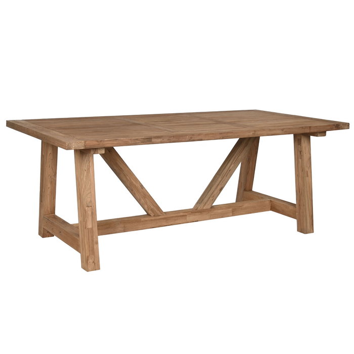 Home ESPRIT Table de Salle à Manger Bois de Teck 200 x 100 x 75 cm Home ESPRIT Table de Salle à Manger Bois de Teck 200 x 100 x 75 cm