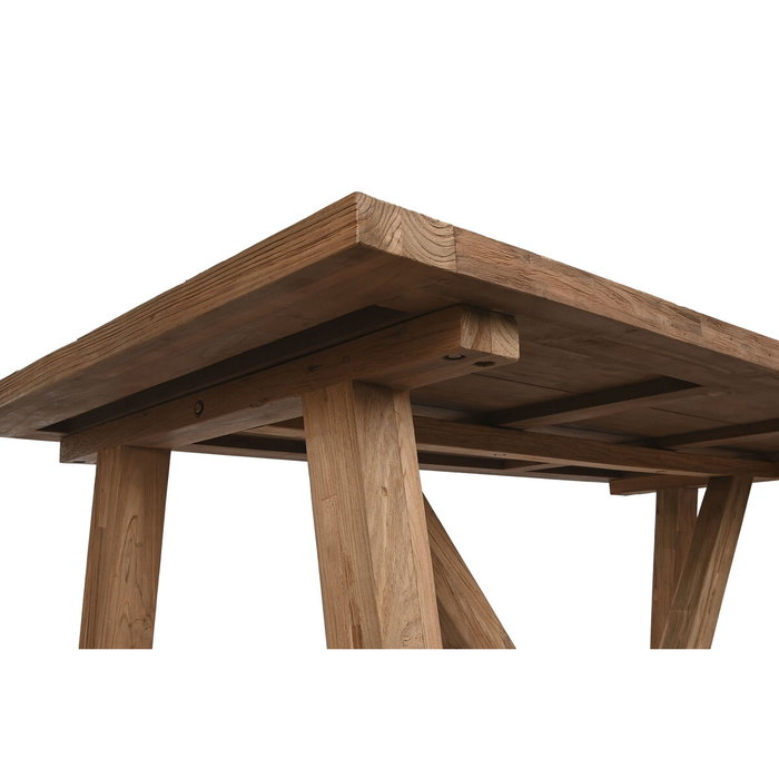 Home ESPRIT Table de Salle à Manger Bois de Teck 200 x 100 x 75 cm Home ESPRIT Table de Salle à Manger Bois de Teck 200 x 100 x 75 cm