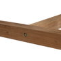 Home ESPRIT Table de Salle à Manger Bois de Teck 200 x 100 x 75 cm