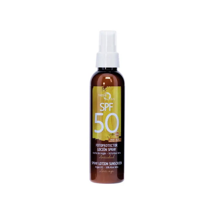 Noche Y Dia - Huile Photoprotectrice SPF 50+ - Texture Sèche Non Grasse - Pour un Bronzage Sécurisé - Flacon 150 ml Noche Y Dia - Huile Photoprotectrice SPF 50+ - Texture Sèche Non Grasse - Pour un Bronzage Sécurisé - Flacon 150 ml