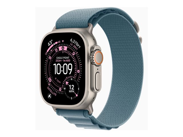 Apple Watch Ultra 3 GPS Cellular 49 mm Titane Loop Alpine Bleu Clair Taille M Apple Watch Ultra 3 GPS Cellular 49 mm Titane Loop Alpine Bleu Clair Taille M