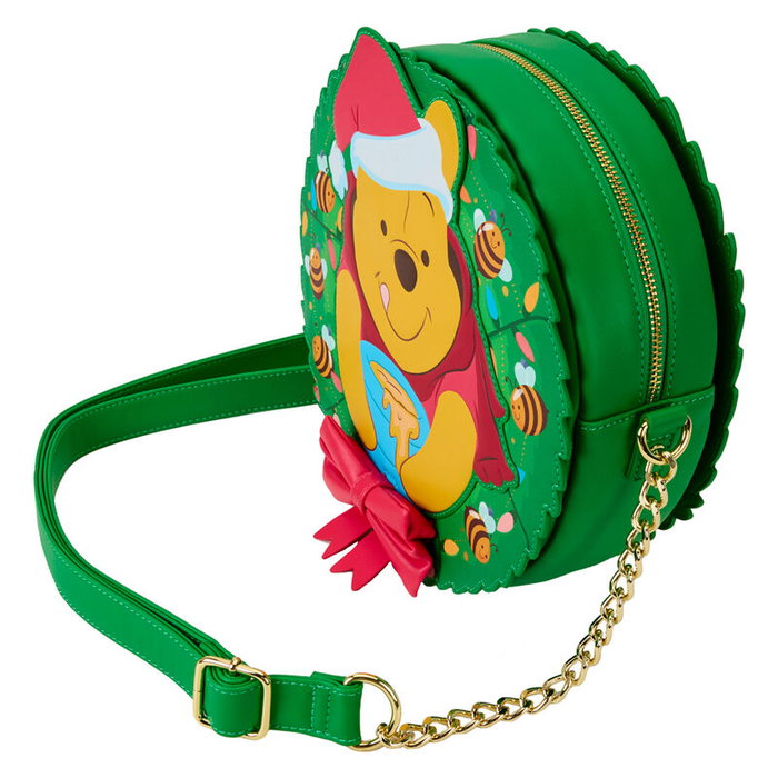 LOUNGEFLY Sac bandoulière Winnie l'Ourson Disney - Dimensions 28 x 27 x 9 cm