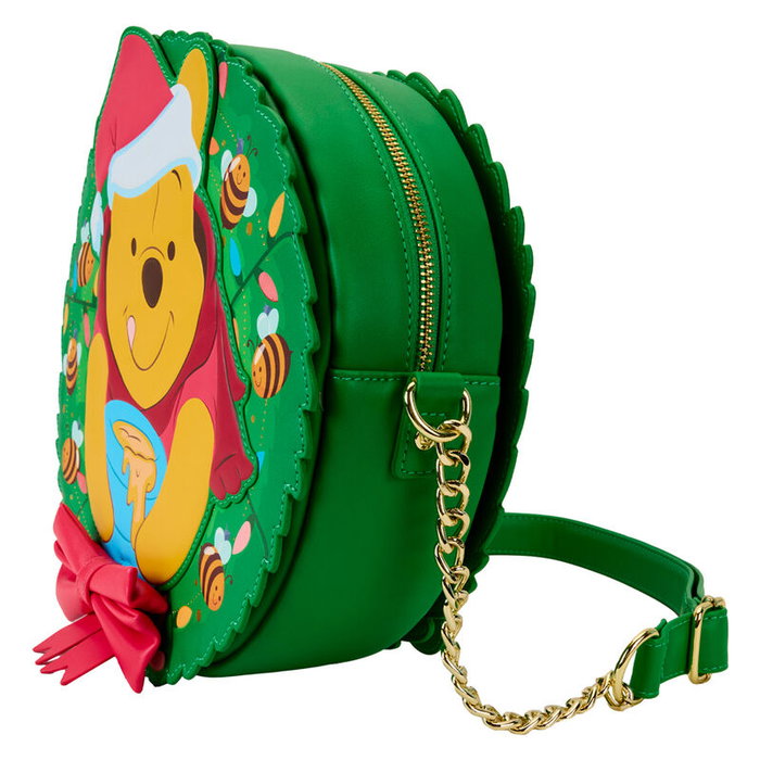 LOUNGEFLY Sac bandoulière Winnie l'Ourson Disney - Dimensions 28 x 27 x 9 cm