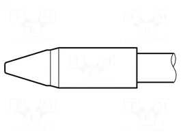 JBC TOOLS Pointe tournevis 4,8x1,5mm longue durée